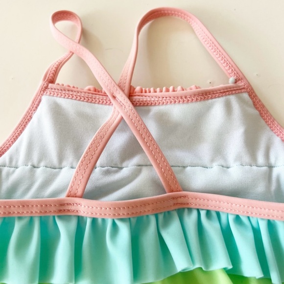 New Rainbow Ruffles Swimsuit NWT - Picture 7 of 15